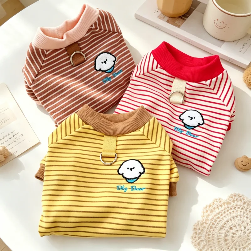 camiseta-para-caes-com-estampa-de-desenho-animado-roupa-fofa-e-macia-para-caes-colete-listrado-para-filhotes-blusa-casual-para-gatos-camisa-da-moda-para-pets-fantasia-para-caes