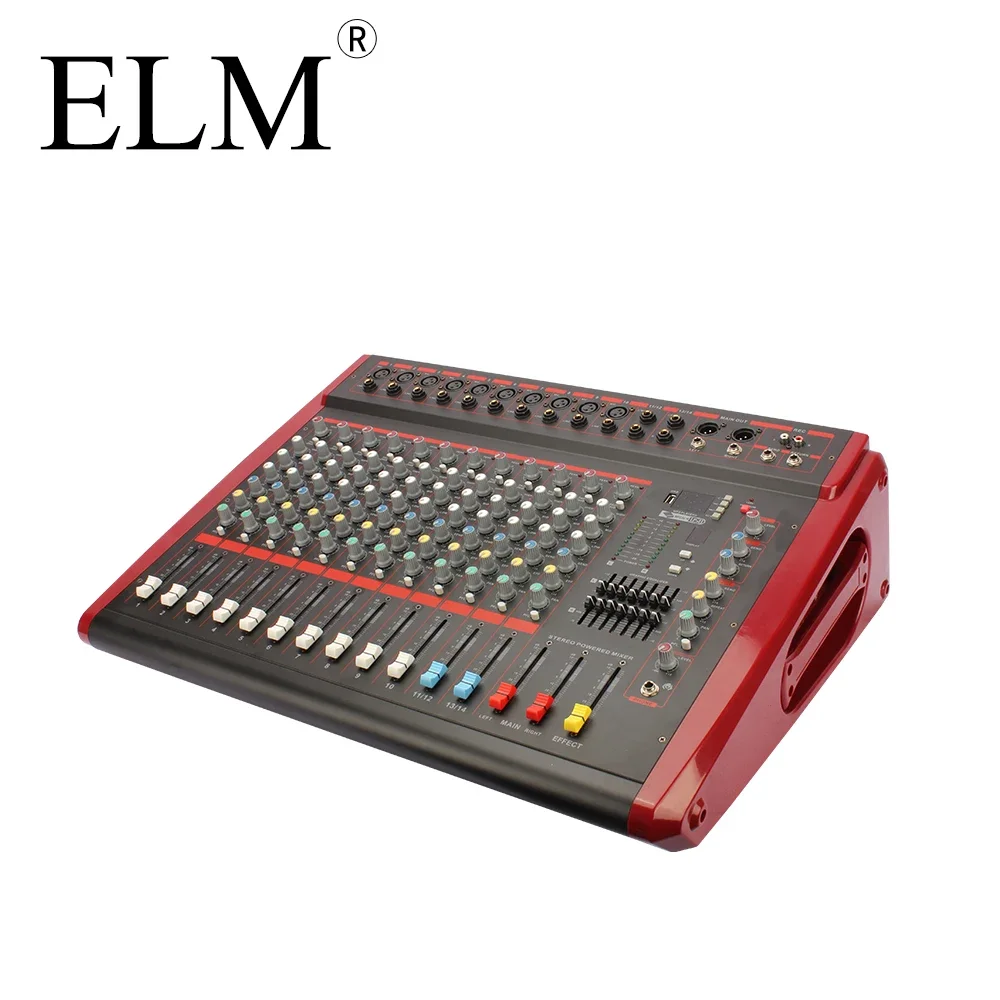 

14 Channel usb interface controller professional sound audio power mixer home music karaoke