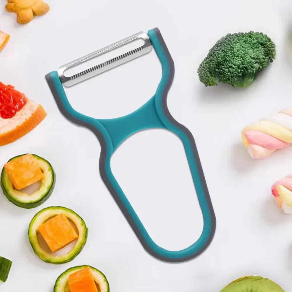1Pcs Vegetable Peeler Set Potato Slicer Cabbage Grater Fruit Peeler Fruit Carrot Cutter Home Kitchen Peeling Tool Random Color