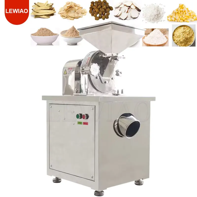 Electric Grain Mill Grinder Commercial Grinding Machine For Dry Grain Soybean Corn Spice Herb Coffee Bean Crusher Pulverizer