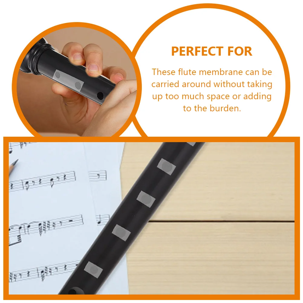 

16Pcs Reed Flute Membranes Durable Flute Diaphragms Thin Bamboo Tonal Instrument Accessories Supplies Instrument Accessories