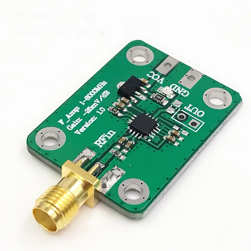 AD8318 70dB 8GHz Module RF Detector Module RF Logarithmic Radiodetector Amplifier RSSI Measure RF TruPwr True Power Meter Module