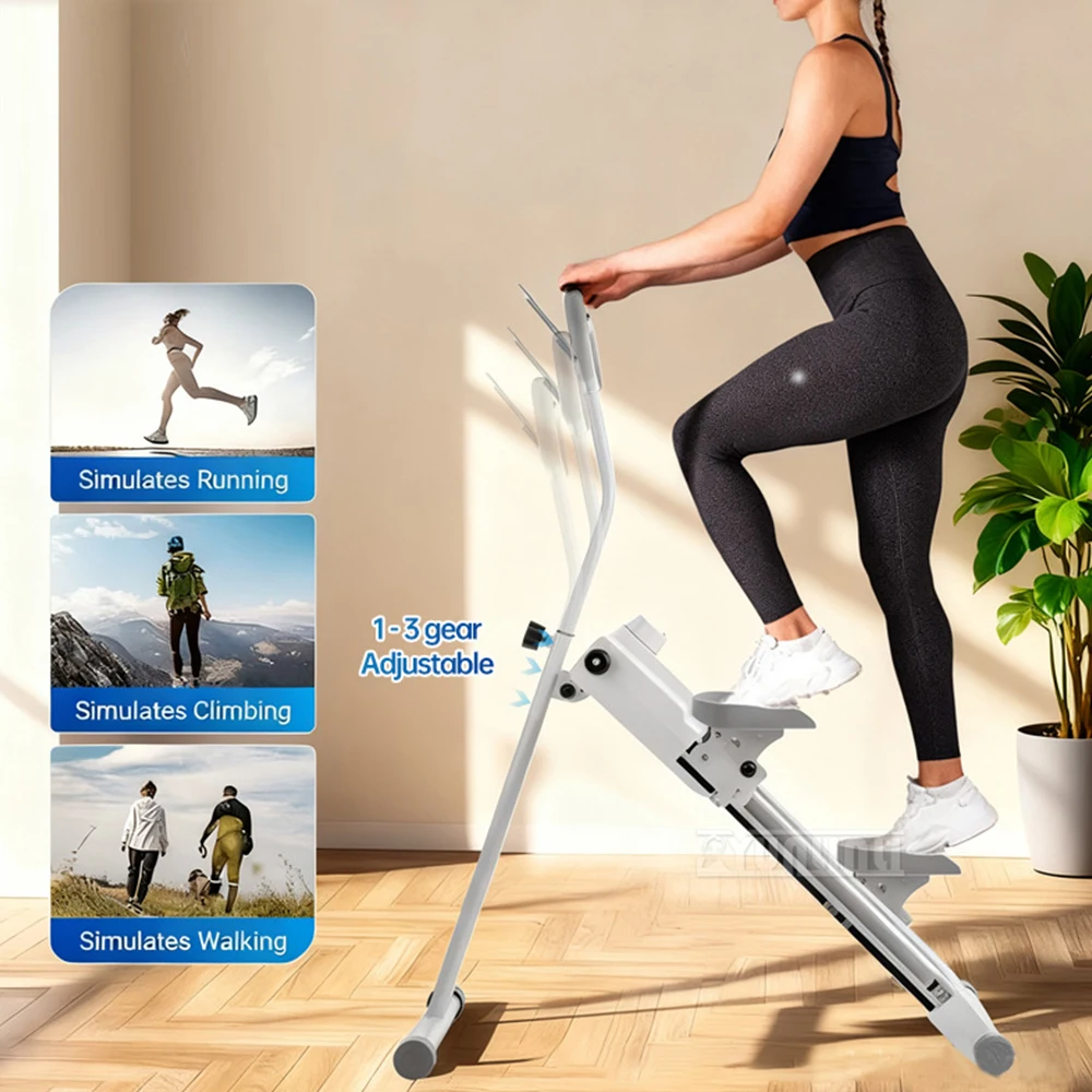 Yunlin Li Folding Exercise Bike Home Gym Equipment Stationary Bicycle Compact
