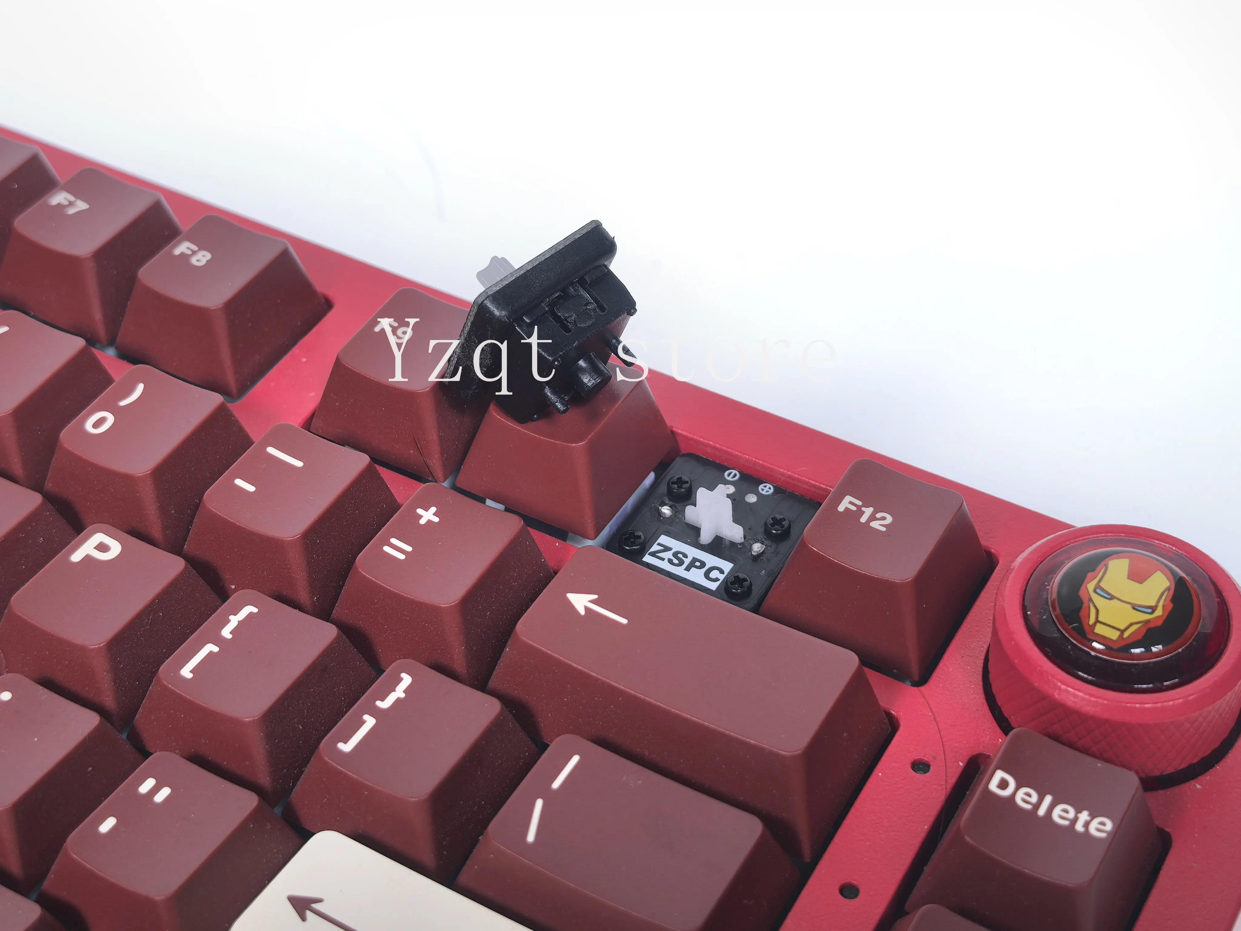 ZSPC wireless power shaft, desktop wireless power button, hot plug mechanical keyboard