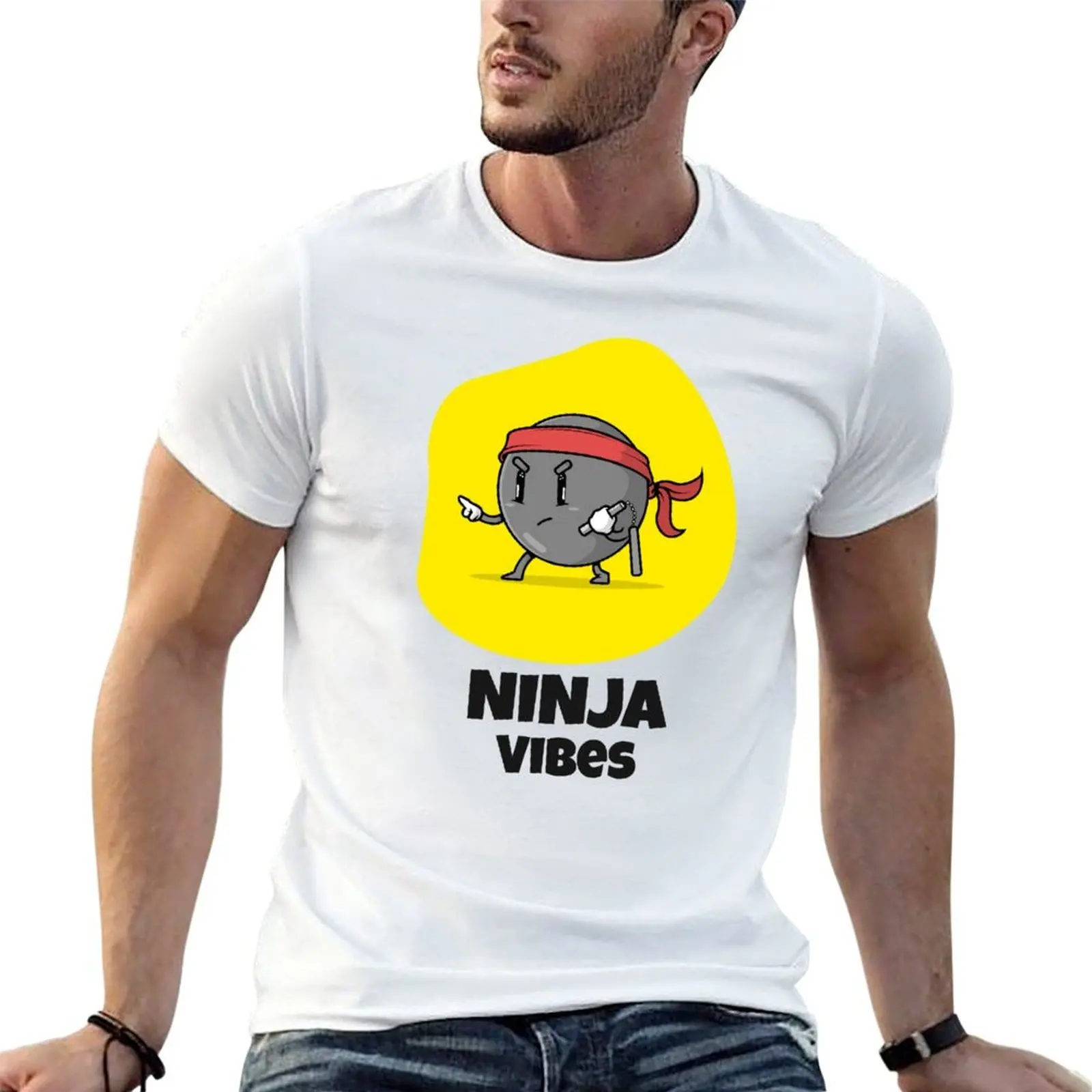 Ninja Vibes by Kid Power T-Shirt t shirt man luxury cotton t shirt man t shirts with prints T-shirt