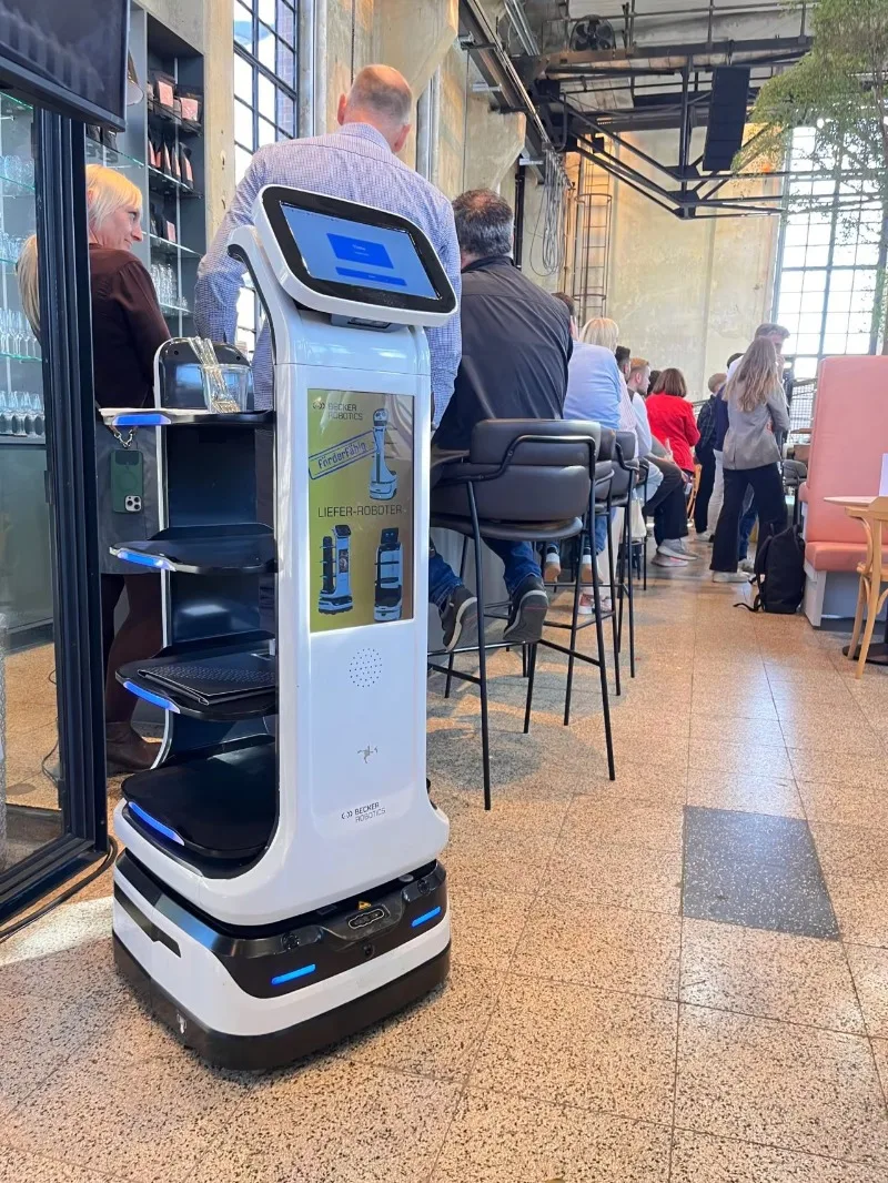 Multi Functional Intelligent Service Robot for Restaurant Food Delivery Free Detailed Technical Install Manual Custom