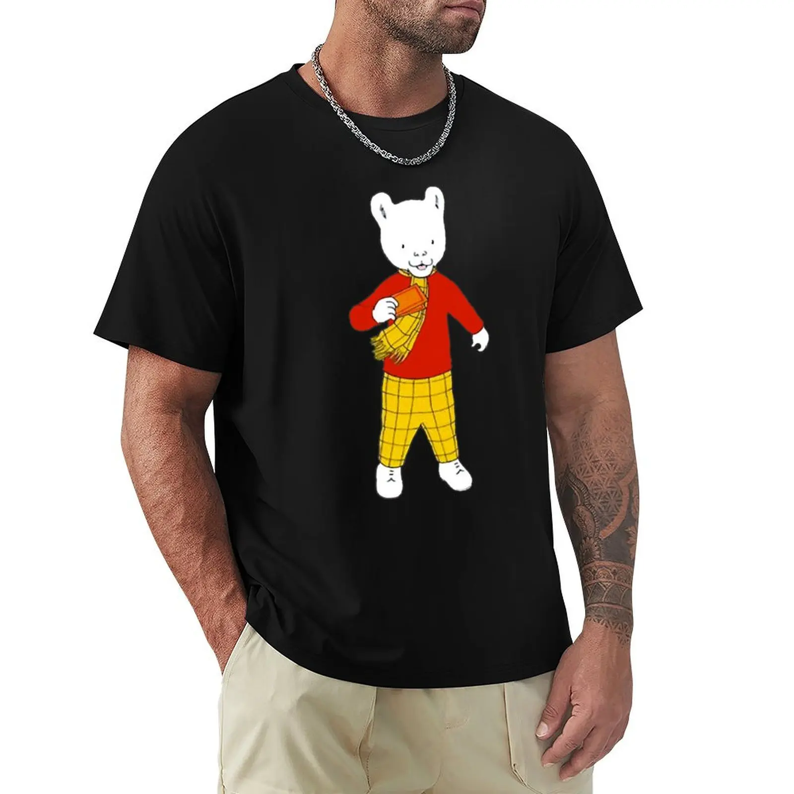 Rupert bear T-Shirt Basic All Season Solid T-Shirt
