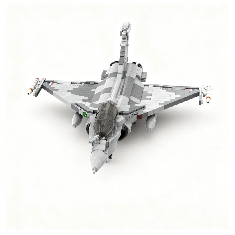 834 stuks MOC Rafale Creator Model Bouwstenen Constructie Monteren Kerstcadeaus DIY Speelgoed Creatief Baksteen Idee Onderwijs