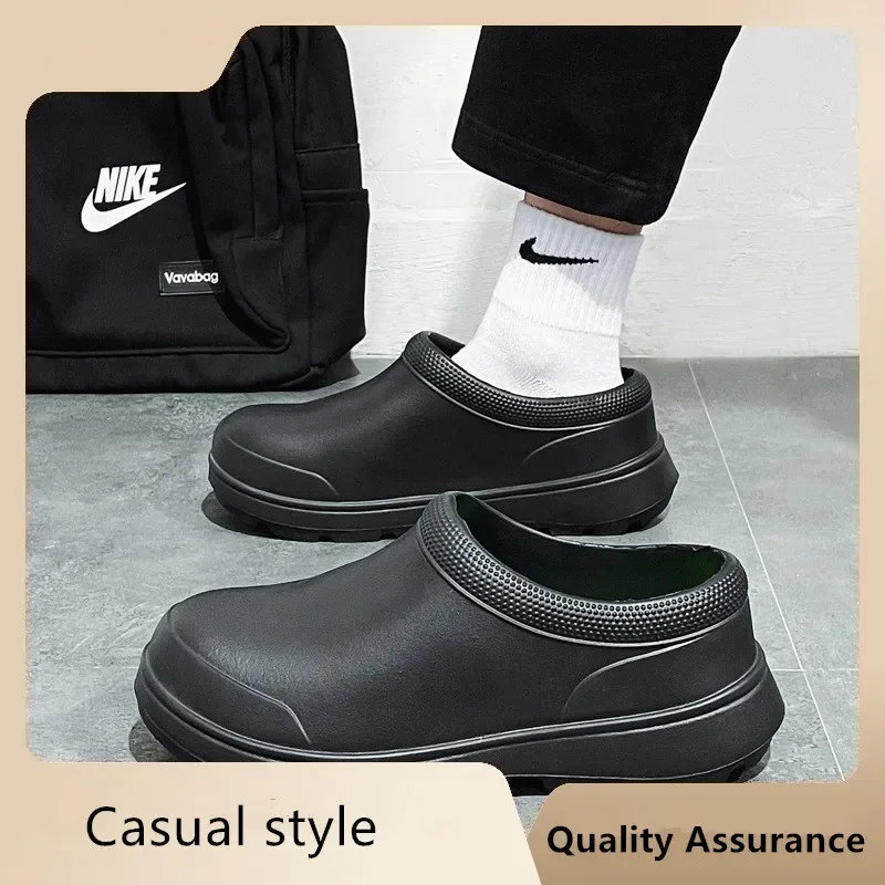 

Chef Shoes Are Breathable Anti-skid Waterproof and Oil Resistant Spring and Autumn Work Shoes Nurse Shoes Rain Shoes