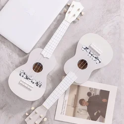 Ukulele Beginner Cartoon Cute Panda Musical Instrument Mini Guitar 21 Inch 4 Strings for Children Beginners Playing Learning Toy