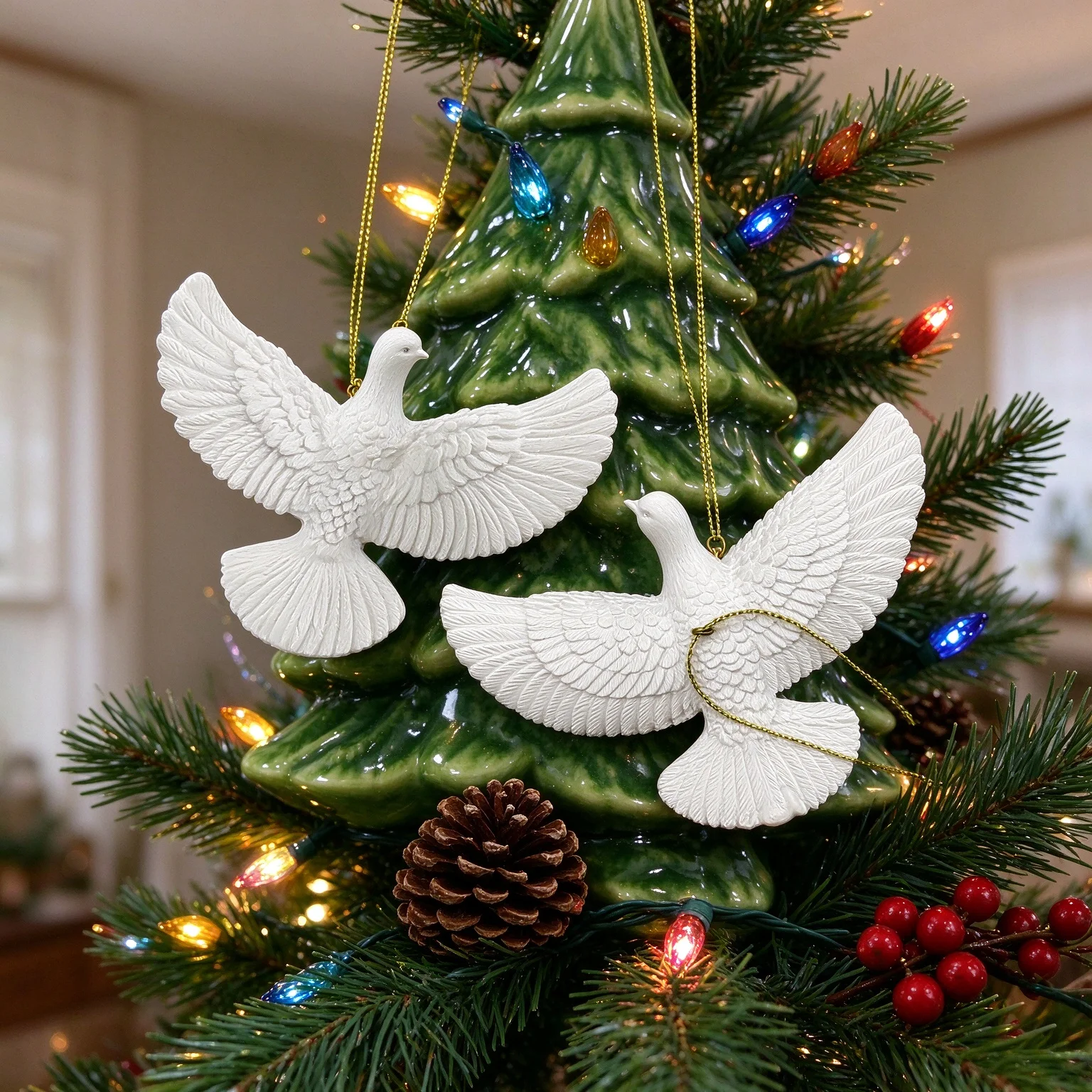 Peace Dove Style Simulation Hanging Piece Creative Statue Home Decoration Courtyard Creative Simulation