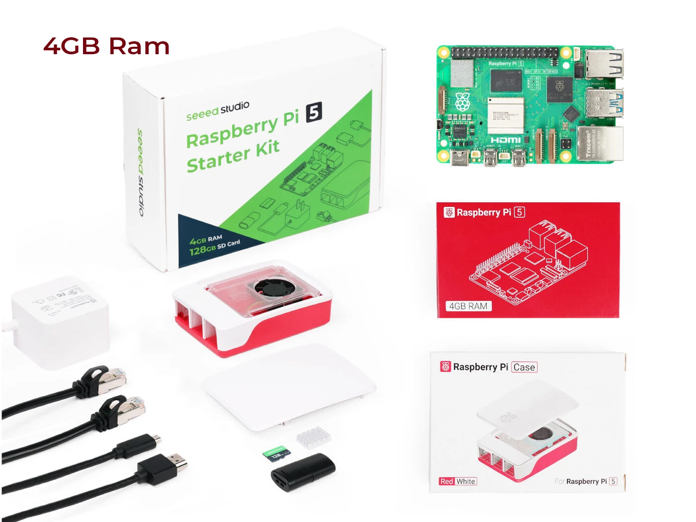 ミニPC 601337RasTech Raspberry Pi 4Staryer Kit 120736-1-
