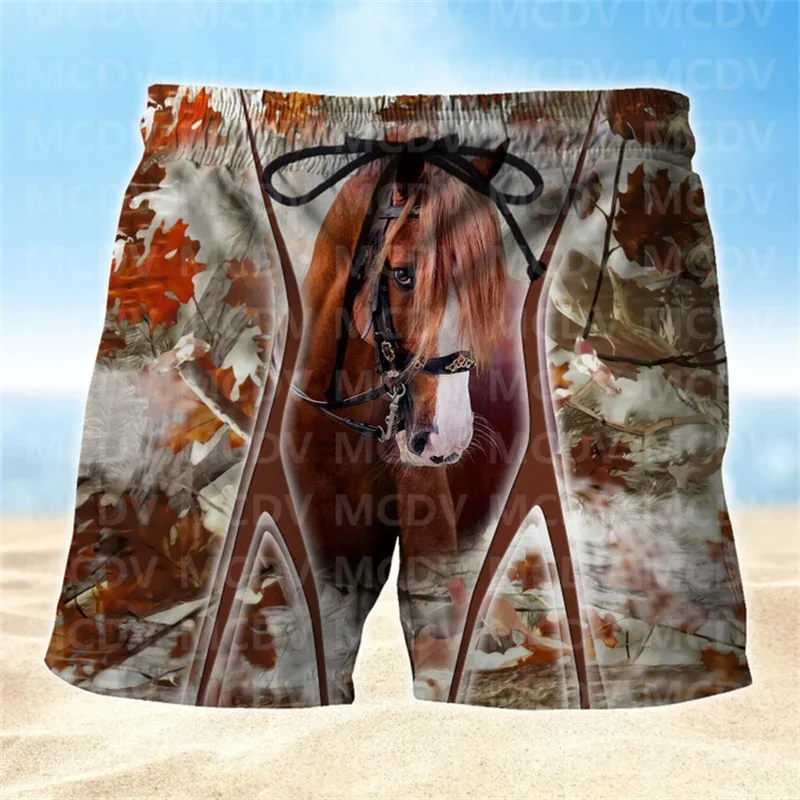 

Love Horse Mens Boardshorts, Horse Shorts, Gifts For Men Horse Swim Shorts