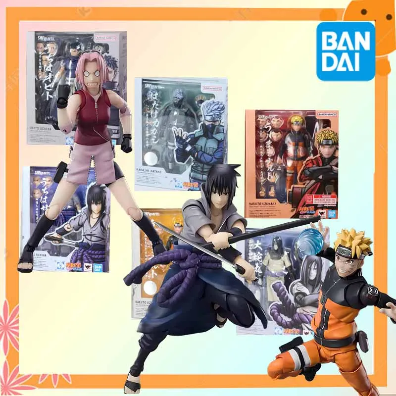 

Высокое качество Bandai SHF NARUTO Аниме Фигурка Uzumaki Naruto Hyūga Hinata Haruno Sakura Hatake Kakashi Фигурка Игрушка для мальчиков