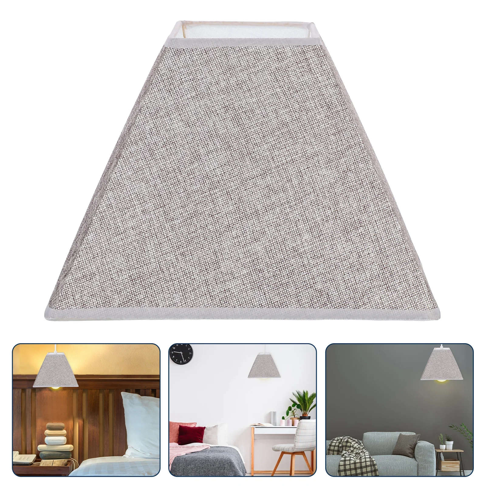 

1Pcs Cloth Lampshade Durable Simple Light Protector for Bedroom Living Room Decorative Lamp Cover Soft Diffuse Light Accessory