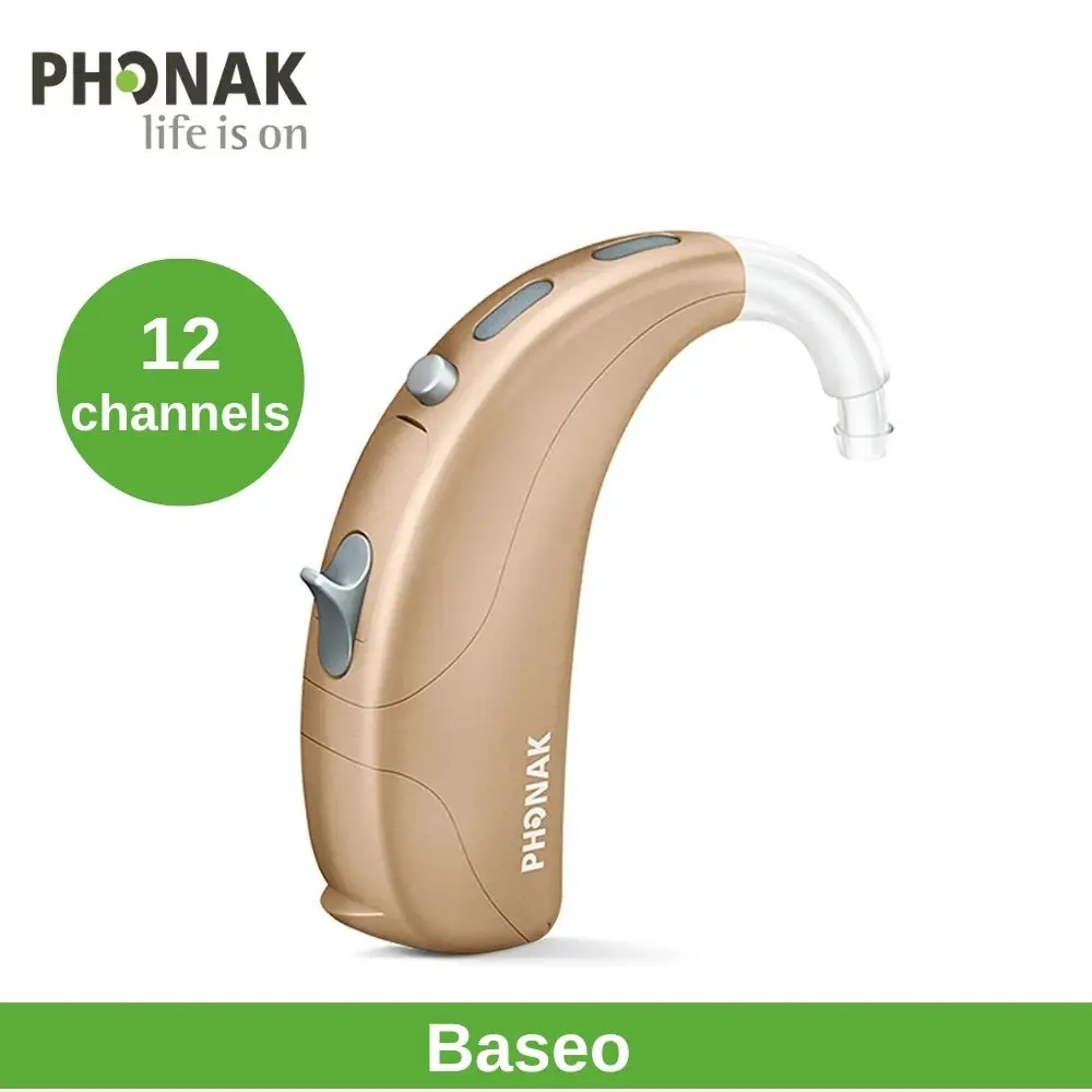 

Phonak Baseo 12 channels digital hearing aid Q15 UP Programmable Double Mic Directional Noise Cancellation Hearing Aids