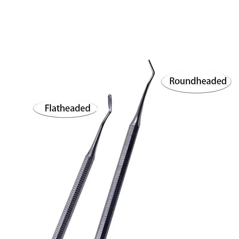 Espátula De Restauração Dental De Aço Inoxidável, Instrumento De Enchimento De Cimento, Double Ends, Ferramentas De Enchimento De Resina Composta