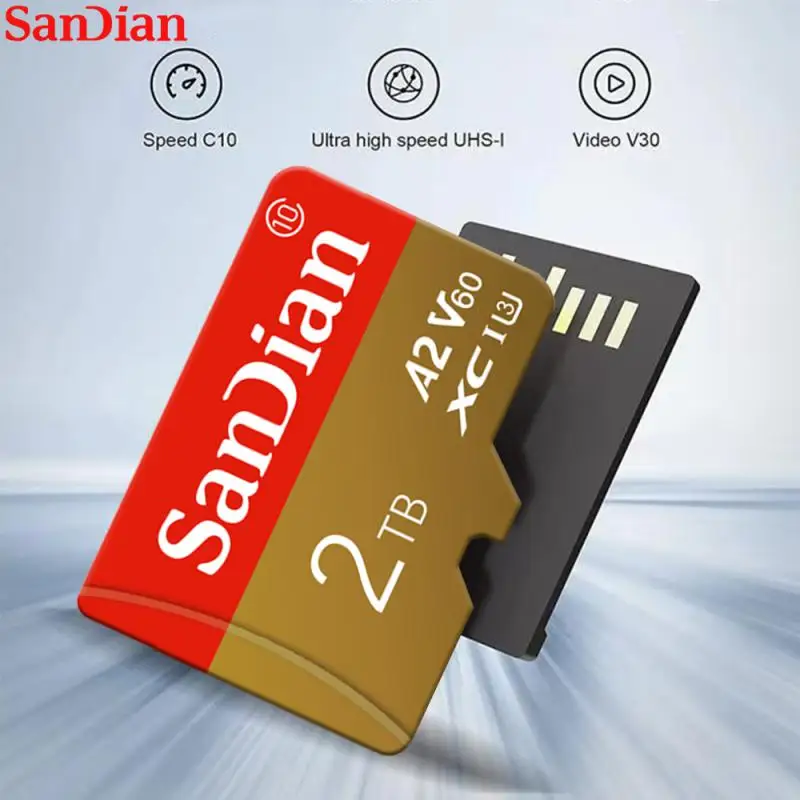 SD originale 2TB Micro TF Mini SD Card 1TB 512GB 256GB 128GB 64GB U3 TF Memoria Flash Card per telefono/computer/fotocamera Dropshipping