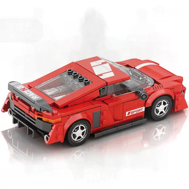 

Оптовая продажа Zhen Brick Building Blocks Суперкар Гоночная модель игрушки-сборка автомобиля-головоломка Учебный институт подарок для подростков ABS