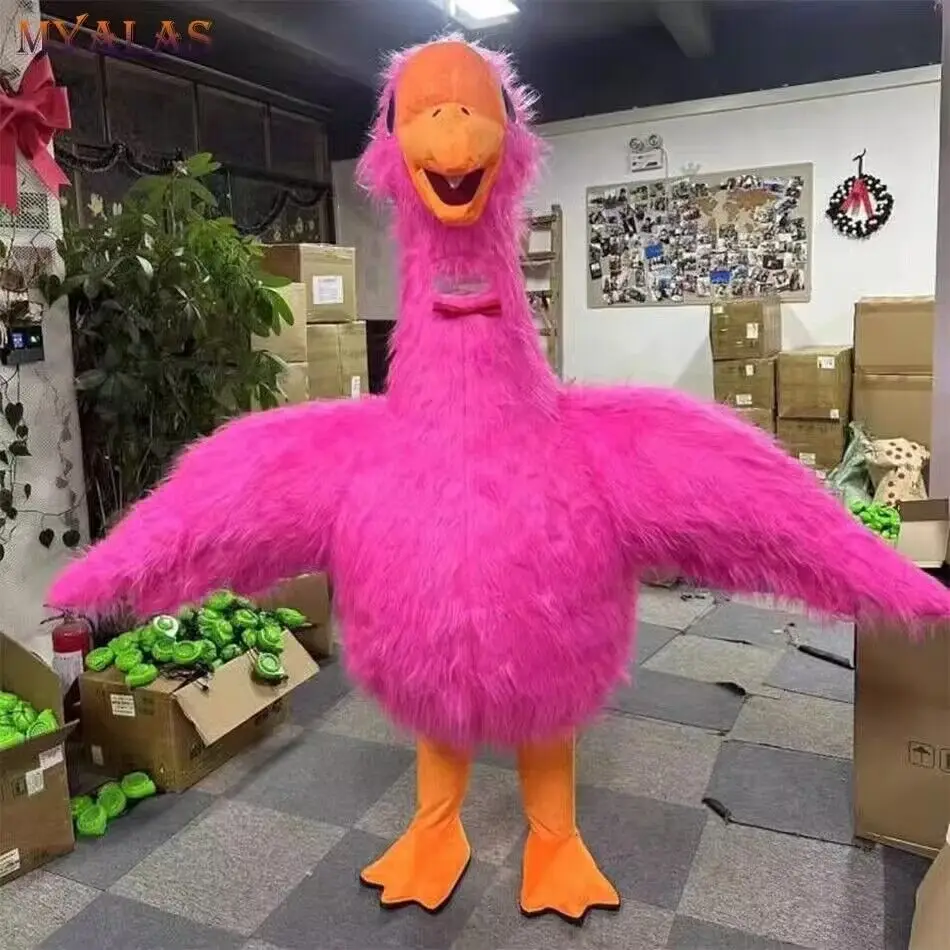 2.6M Giant Goose Inflatable Mascot Costume Halloween Carnival Cosplay Party Performance Set Adult Size