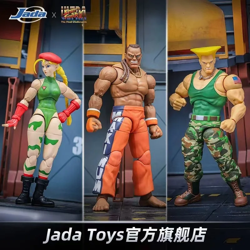 ในสต็อก Jada ของเล่น Ultra Street Fighter II M.Bison Dhalsim รุนแรง Ken RYU Chun Li 6 "นิ้ว Action Figure ของเล่นสะสมของขวัญ