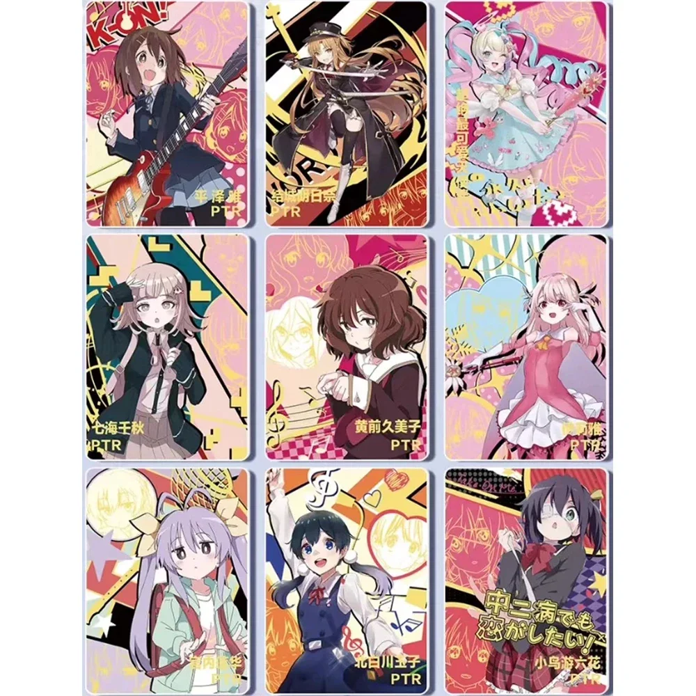 Anime Goddess Tales 2M12 PTR PR MSR UR SSR Metal Card Collectible Cards Boys Play Toys Christmas Birthday Gift Board Game