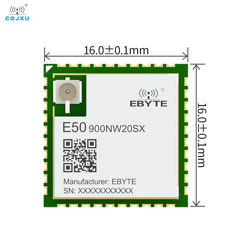 EFR32FG23 868/915MHz Wireless M-Bus Module URAT Module COJXU E50-900NW20SX 20dBm MESH SMD SoC Module Low Power Consumption