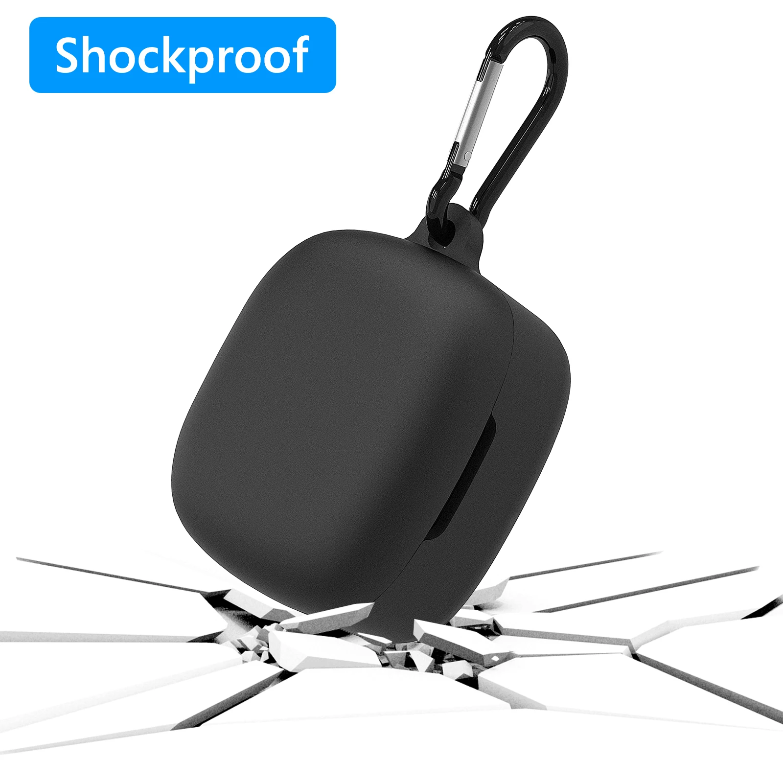 Geekria funda de silicona Compatible con JBL Live PRO + auriculares inalámbricos verdaderos, cubierta de piel para auriculares
