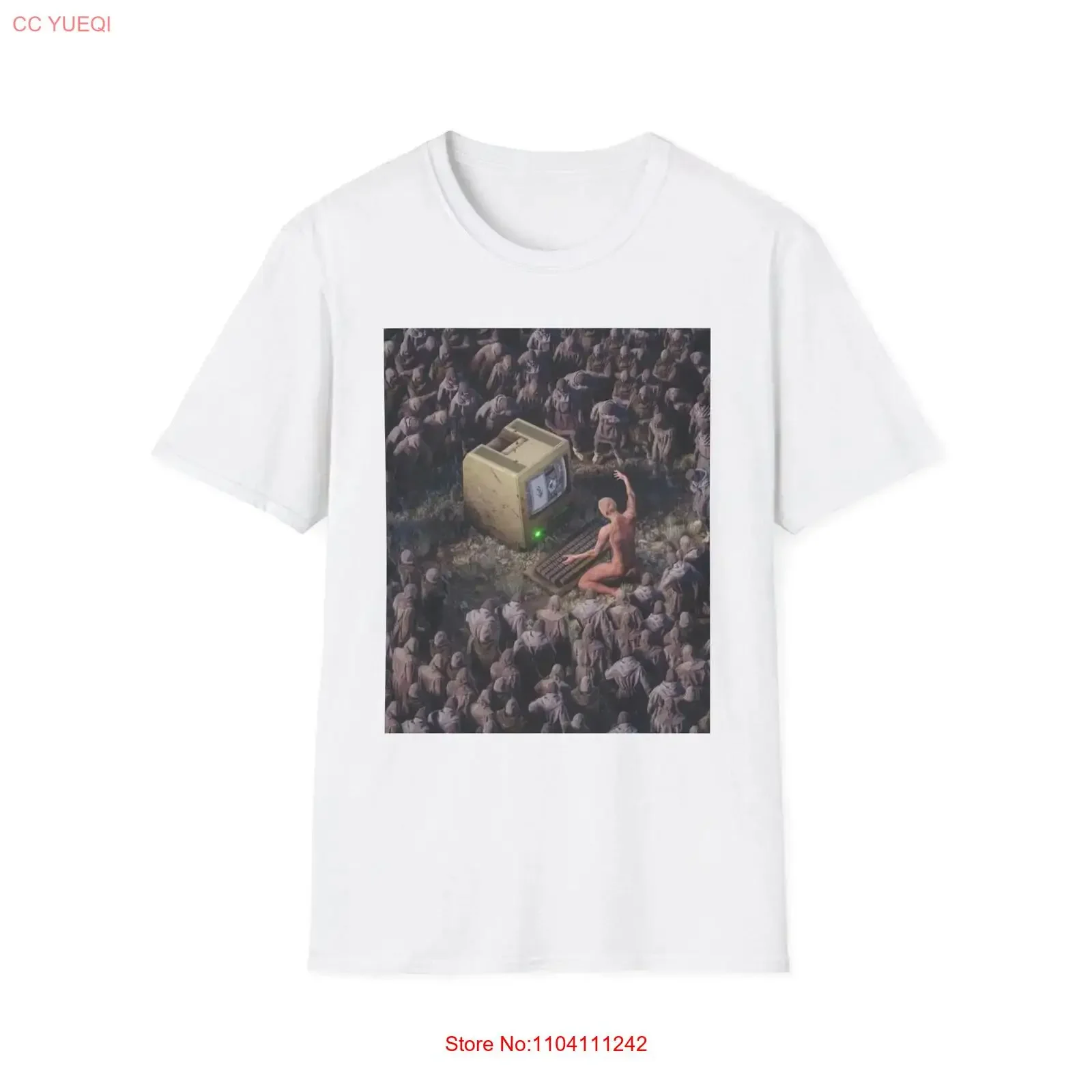 Retro Tech Softstyle T Shirt Vintage Computer Art s for Lovers Casual Wear Unique Nostalgic Fashion vintage Washed Stretched