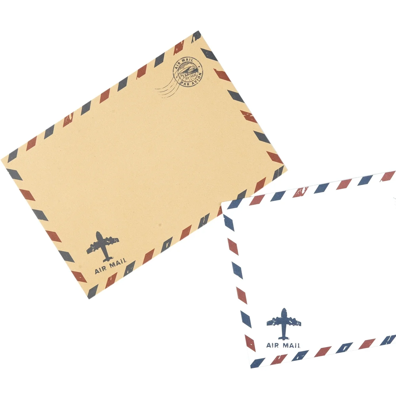 Kraft Paper Air Mail Envelopes,Wedding Invitation Envelopes, Vintage Airmail Packing Bags 10Pcs