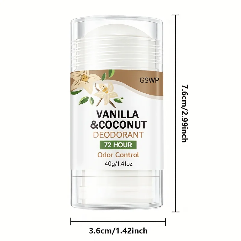 Déodorant stick vanille et coco sans aluminium longue durée_voghion.com