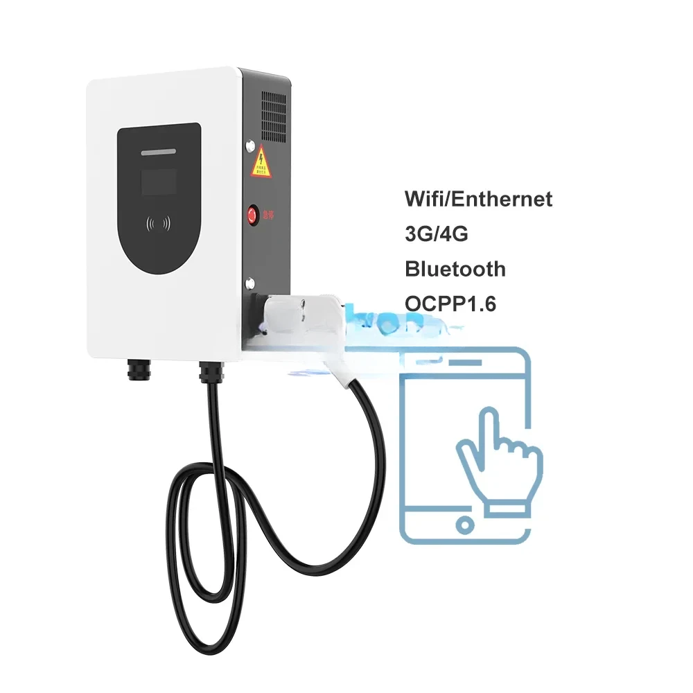 20KW 30 KW 40KW CCS 2/CHAdeMO Wallbox Commercial Floor Wall Mounted Fast Vehicle Charging Station DC EV Charger For Electric Car