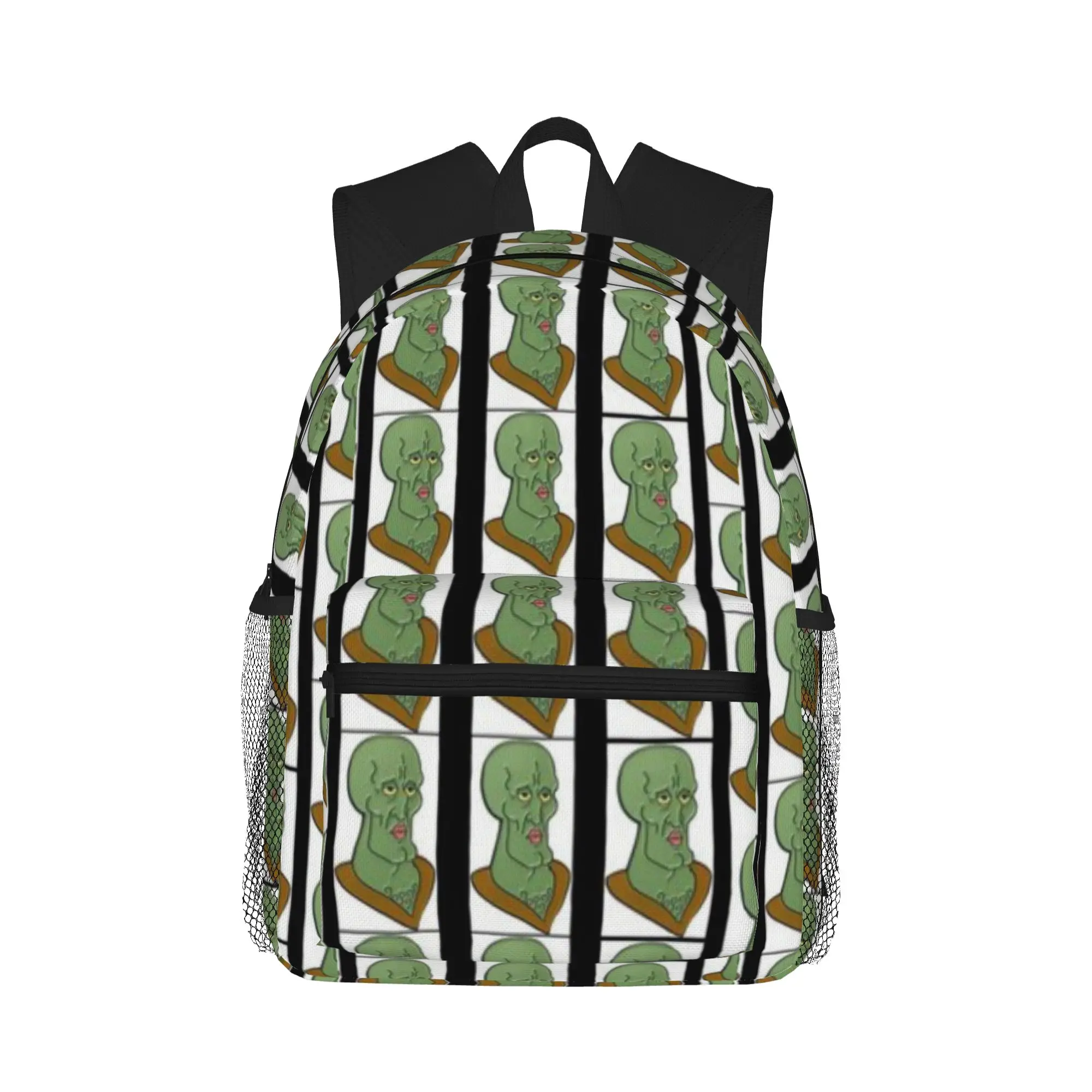 Handsome Squidward Pack of Stickers  Casual Backpack for Students and Adults Feminina backpack