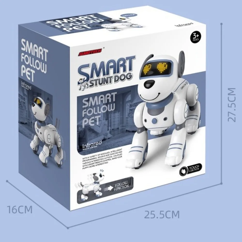 

Multifunctional Smart Electronic Animal Pets Follow Function Interactive Stunt Smart Robot Dancing Dynamic Music