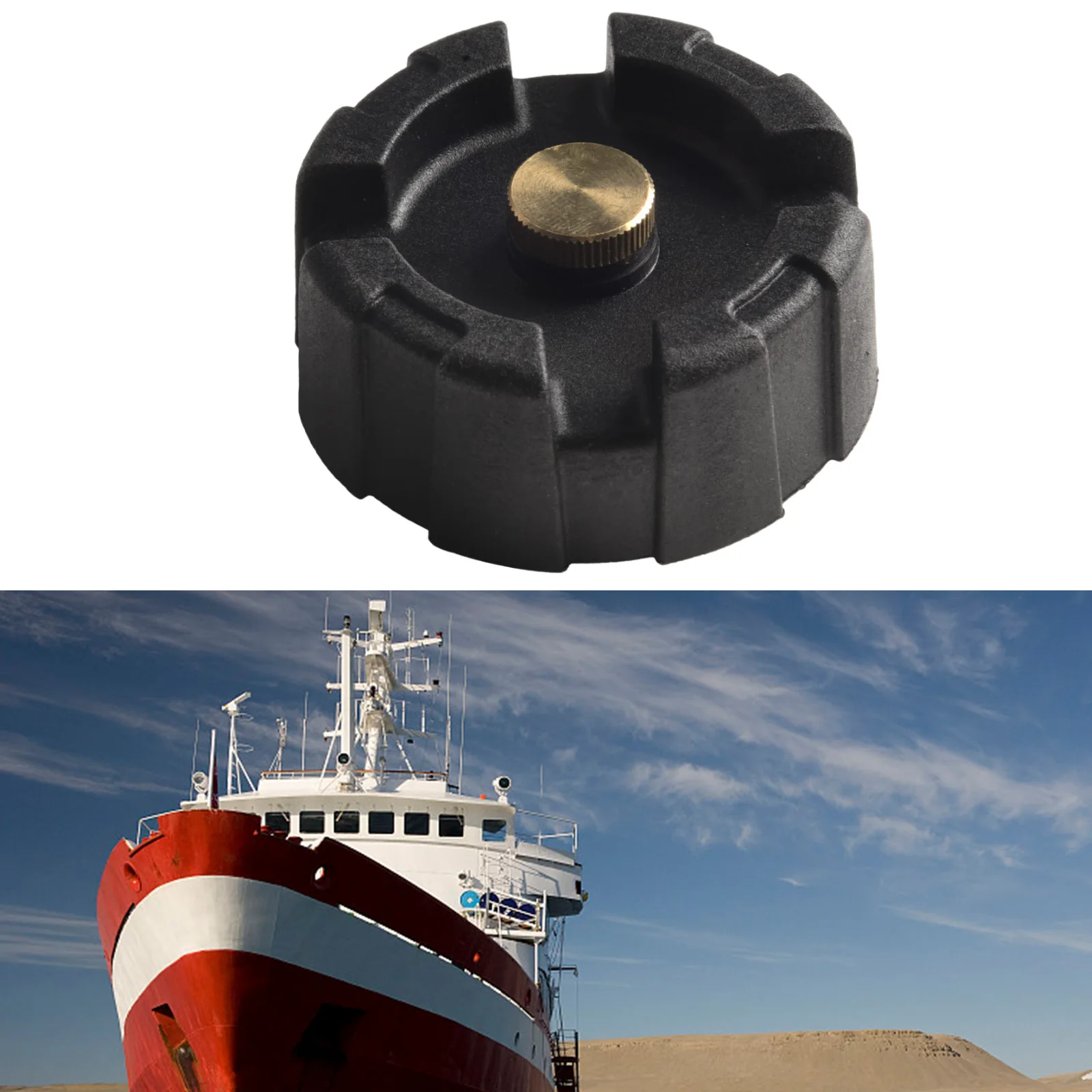 

Cap Fuel Tank 1 Pcs ABS Accessories Black Fantastic Sealing Marine Outboard Marine Parts Professional Replacement