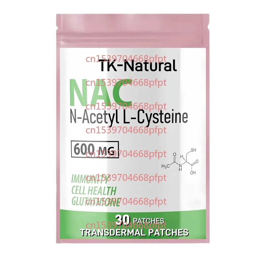 

30 пластырей N-ацетиловый цинтин, трансмимерные пластыри NAC, антивозрастной антиоксидант, поддержка печени и легких, повышающий глутатион