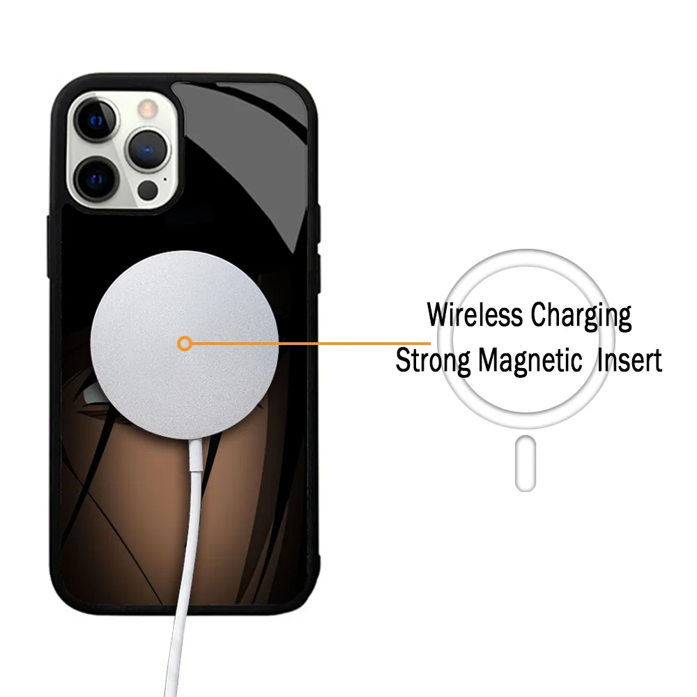 U-Uchiha O_Obito Phone Case For IPhone 11 12 13 14 15 Plus Pro Max Mirror Acrylic Cover For Magsafe Wireless Charging