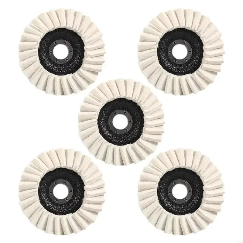 

E8BC Professional Metal Posling Discs 125 мм шерстяные колодки с высокой плотностью длительные прокладки для стандартных