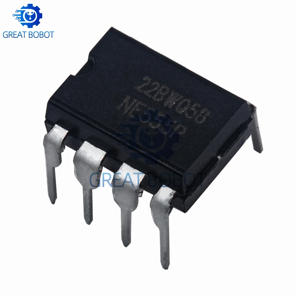 50PCS NE555P NE555N DIP-8 Timer IC Chips, TEXAS NE555 Series Precision Oscillator Timer Integrated Circuit