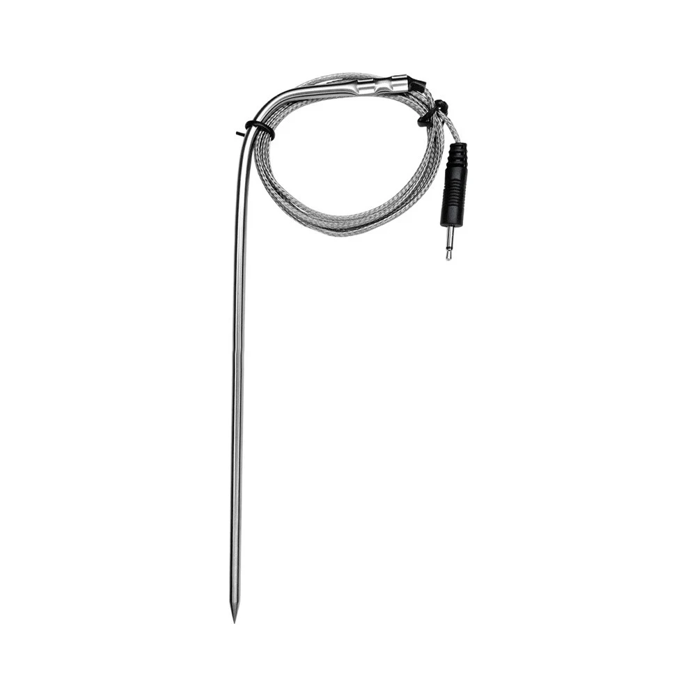 3 PCS Metal Probe Sensors for BBQ Thermometers Supporting 0-300C Temperature Range and 130cm Probe Length for Grilling