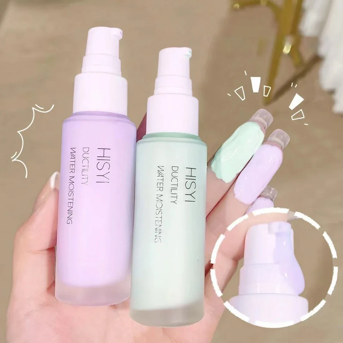 

Makeup Primer Isolation Cream Moisturizing Modification Natural Even Skin Tone Long-lasting Concealer Refreshing and Docile