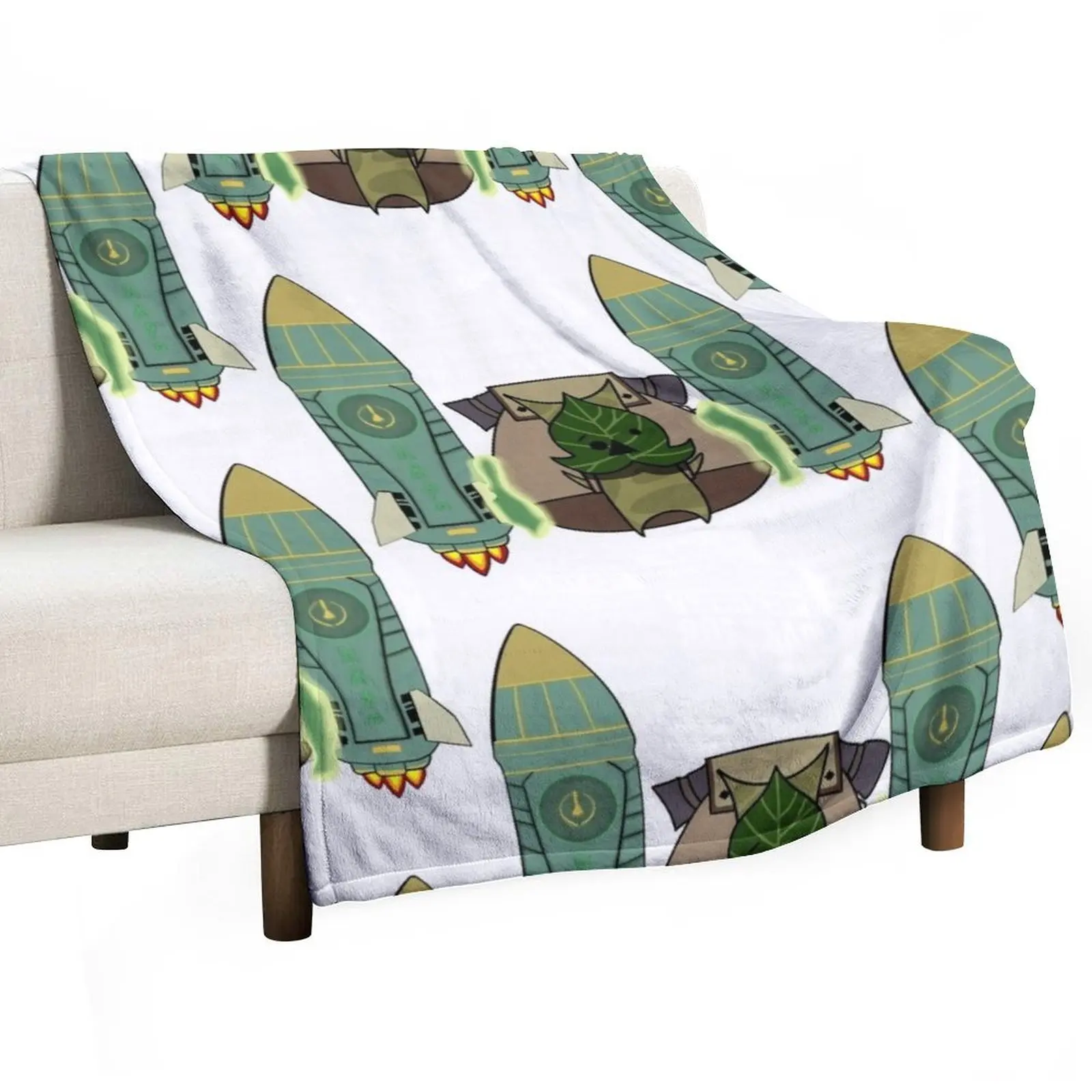 

rocket korok totk botw Throw Blanket Fashion Sofas Bed decorative Flannel Fabric Blankets