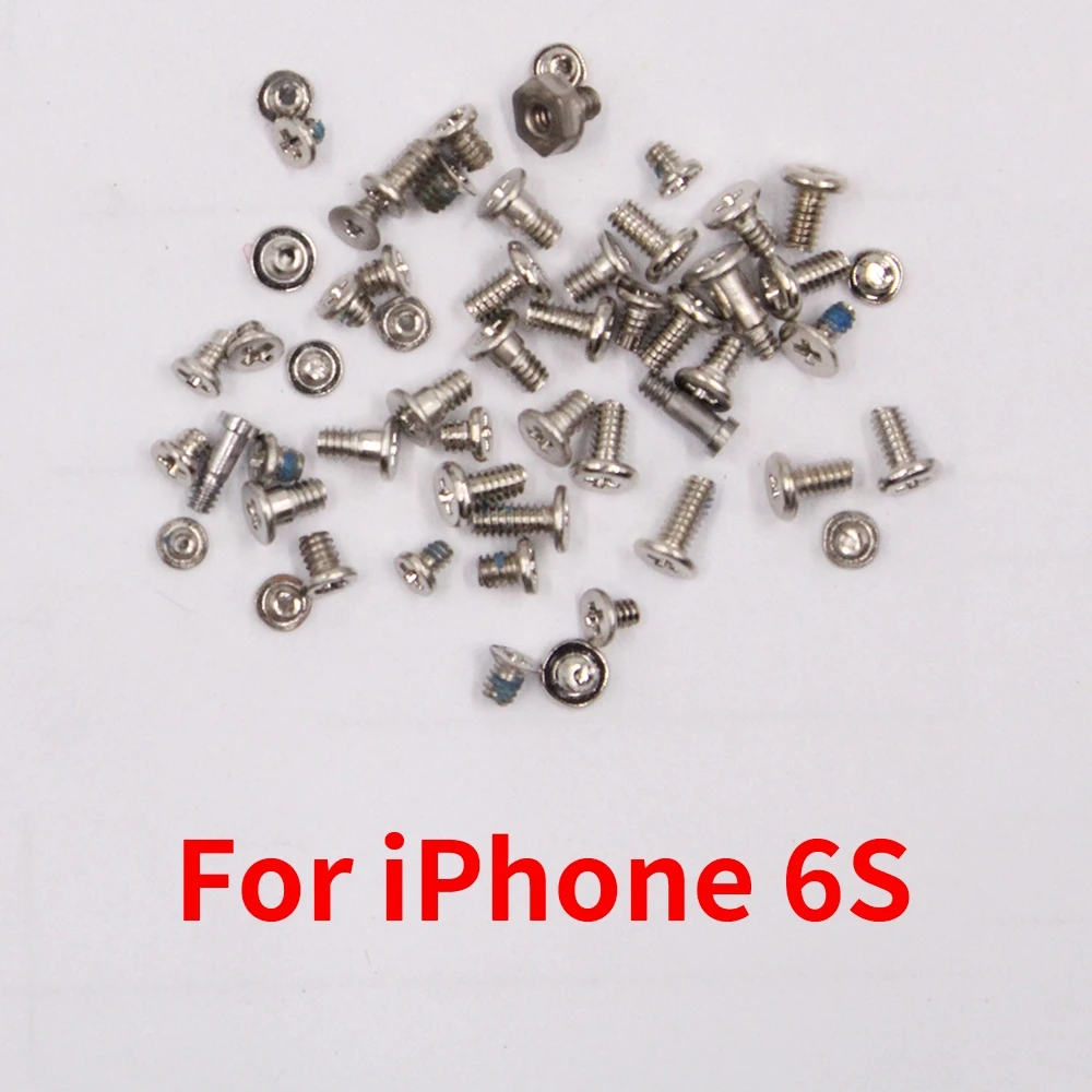 PINZHENG Complete Screw Kit For iPhone 6 6s 7 8 Plus Screw Set Replacement 2 Bottom Dock Screws Accessories Set Repair Bolt