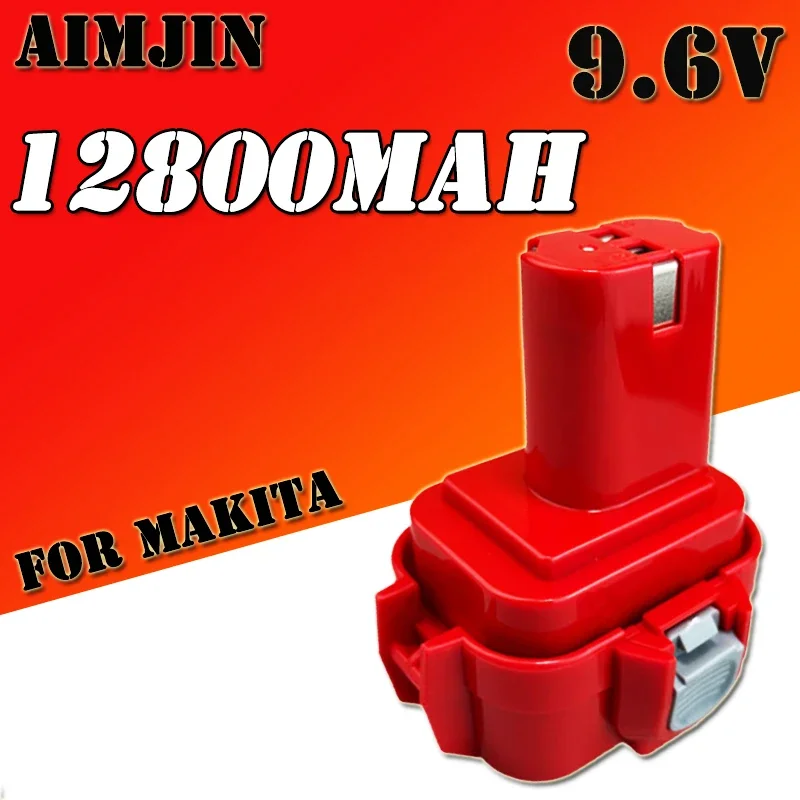 PA09 9.6V 12800mAh Ni CD Replacement Battery for Makita 9120 9122 6207D 6261D 192595-8 192596-6 Screwdrive Bateria