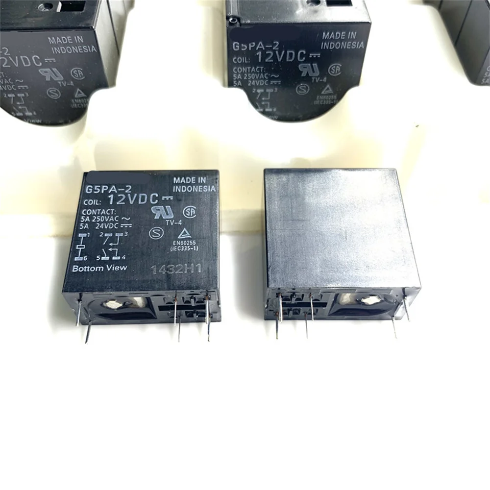 The Relay:G5PA-2 12VDC,1 PCS