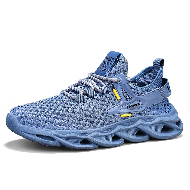 

Mesh woven sports shoes, summer men's new fashionable casual shoes, motorcycle breathable fashionable men's shoes