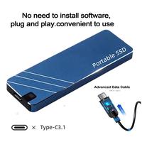 Portable External Storage Drive SSD 1Tb Hard Drive Portable Storage High Speed Transfer For PC, Desktop, Laptop, Phones