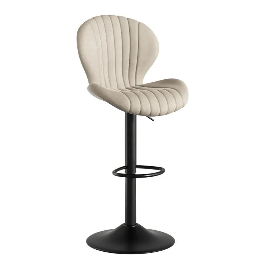 

Bar Stools Set of 2 Modern Swivel Bar Chairs Barstools Counter Height with High Backrest Easy 3-5 Minute Assembly for Bar Kitch