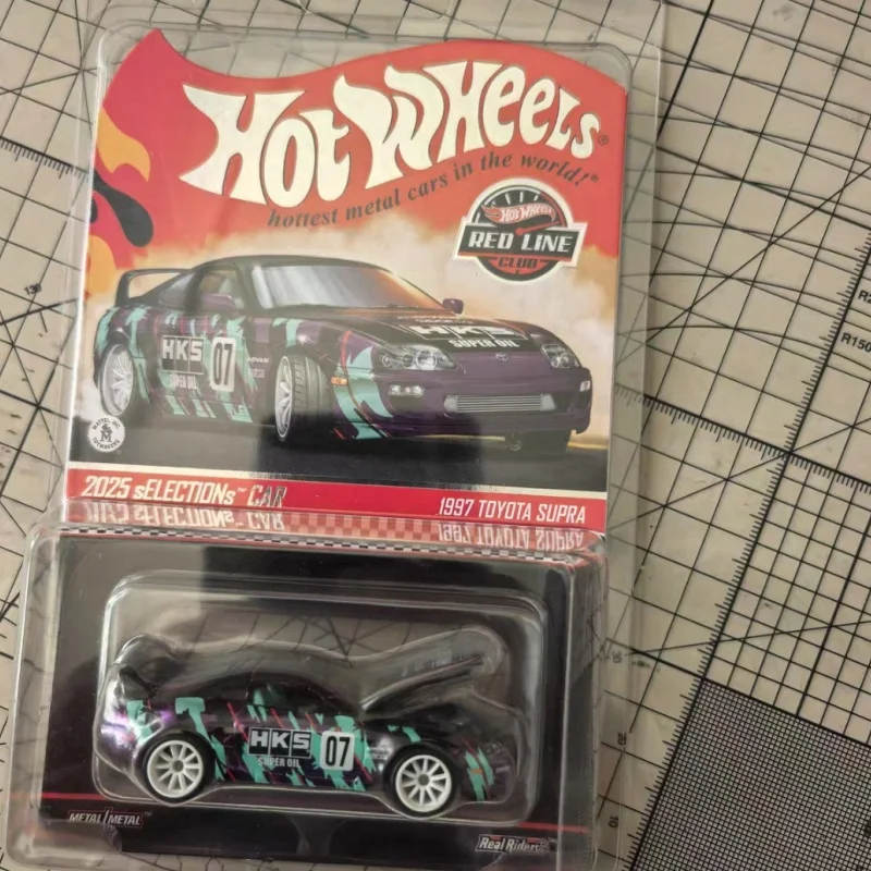 Hot Wheels Genuine 2025 Selections Rlc 1/64 1997 Toyota Supra Hks Modle Iron Bottomed Rubber Tire Limitied Collectible Car Gift