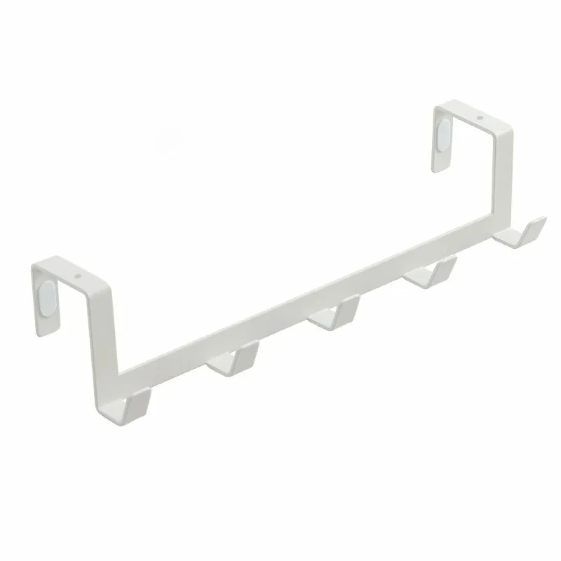 

1 Piece Of Household Space Saving Five Hook Door Hanger Hook Easy To Install Modern Style Durable Jacket Storage Rack